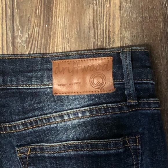 Driftwood Jeans Women's 26 Marilyn Skinny Straight Leg Dark Wash Denim - Picture 5 of 6